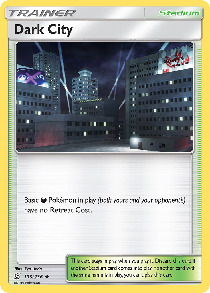 Dark City (193/236) [Sun & Moon: Unified Minds] | Jomio and Rueliete's Cards and Comics
