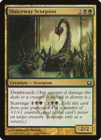 Sluiceway Scorpion [Return to Ravnica] | Jomio and Rueliete's Cards and Comics