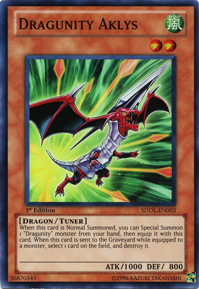 Dragunity Aklys [SDDL-EN003] Super Rare | Jomio and Rueliete's Cards and Comics