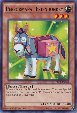 Performapal Friendonkey [SECE-EN003] Common | Jomio and Rueliete's Cards and Comics