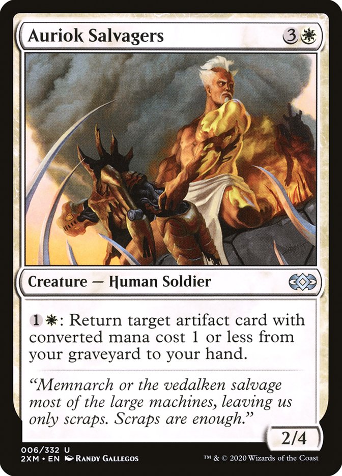 Auriok Salvagers [Double Masters] | Jomio and Rueliete's Cards and Comics