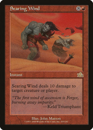Searing Wind [Prophecy] | Jomio and Rueliete's Cards and Comics