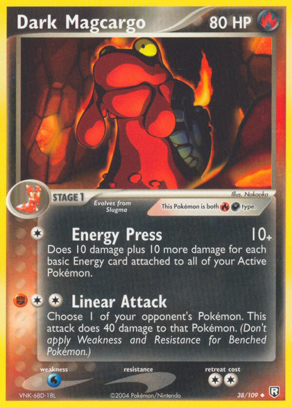 Dark Magcargo (38/109) [EX: Team Rocket Returns] | Jomio and Rueliete's Cards and Comics