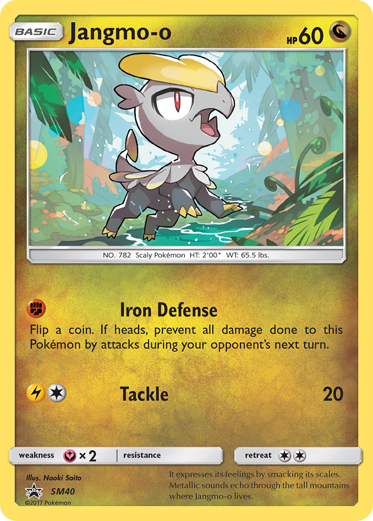 Jangmo-o (SM40) [Sun & Moon: Black Star Promos] | Jomio and Rueliete's Cards and Comics