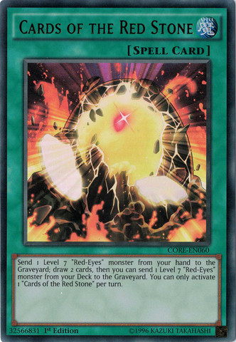 Cards of the Red Stone [CORE-EN060] Ultra Rare | Jomio and Rueliete's Cards and Comics