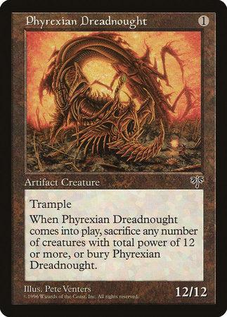 Phyrexian Dreadnought [Mirage] | Jomio and Rueliete's Cards and Comics