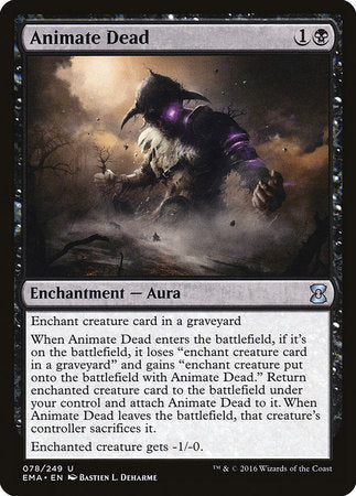 Animate Dead [Eternal Masters] | Jomio and Rueliete's Cards and Comics
