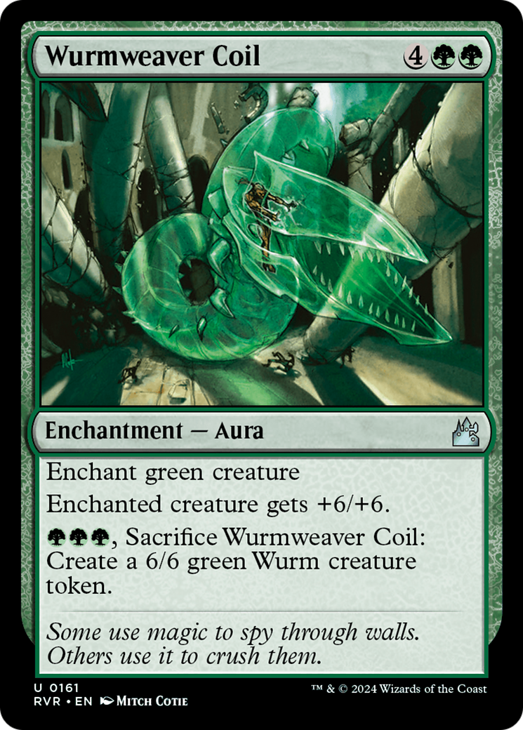 Wurmweaver Coil [Ravnica Remastered] | Jomio and Rueliete's Cards and Comics