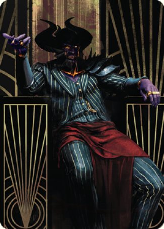 Ob Nixilis, the Adversary 2 Art Card [Streets of New Capenna Art Series] | Jomio and Rueliete's Cards and Comics