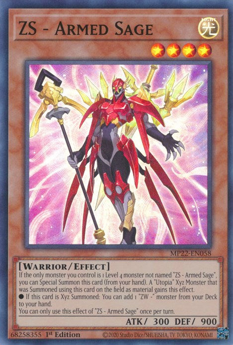 ZS - Armed Sage [MP22-EN058] Super Rare | Jomio and Rueliete's Cards and Comics