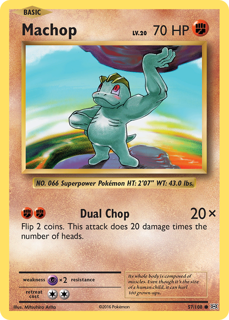 Machop (57/108) [XY: Evolutions] | Jomio and Rueliete's Cards and Comics