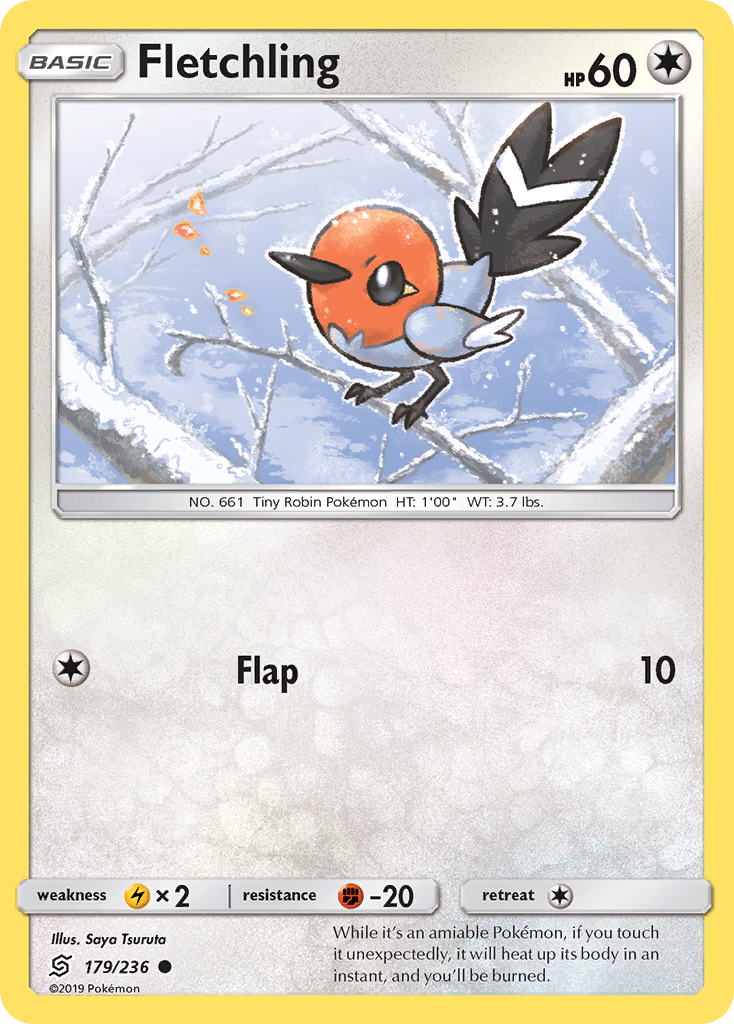 Fletchling (179/236) [Sun & Moon: Unified Minds] | Jomio and Rueliete's Cards and Comics