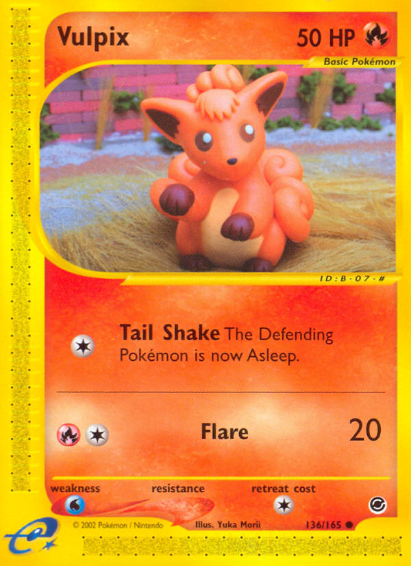 Vulpix (136/165) [Expedition: Base Set] | Jomio and Rueliete's Cards and Comics