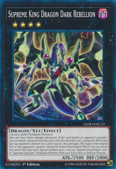 Supreme King Dragon Dark Rebellion [LEDD-ENC33] Common | Jomio and Rueliete's Cards and Comics