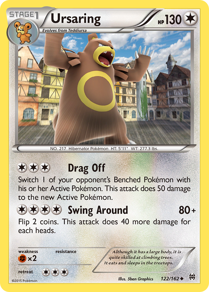 Ursaring (122/162) [XY: BREAKthrough] | Jomio and Rueliete's Cards and Comics