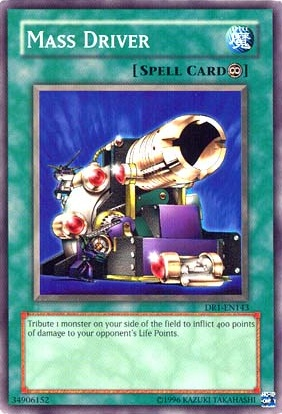 Mass Driver [DR1-EN143] Common | Jomio and Rueliete's Cards and Comics