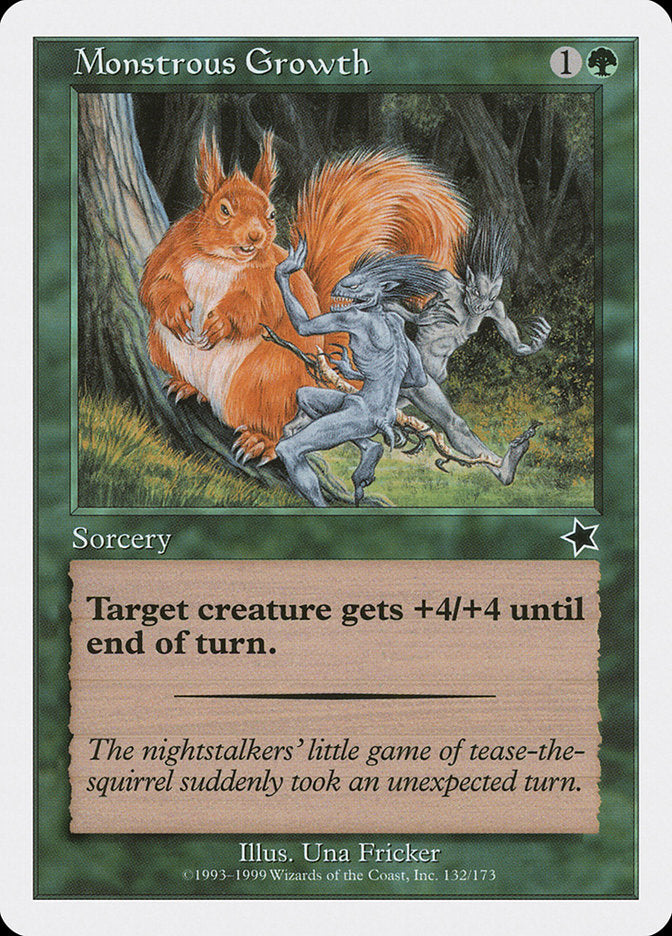 Monstrous Growth [Starter 1999] | Jomio and Rueliete's Cards and Comics