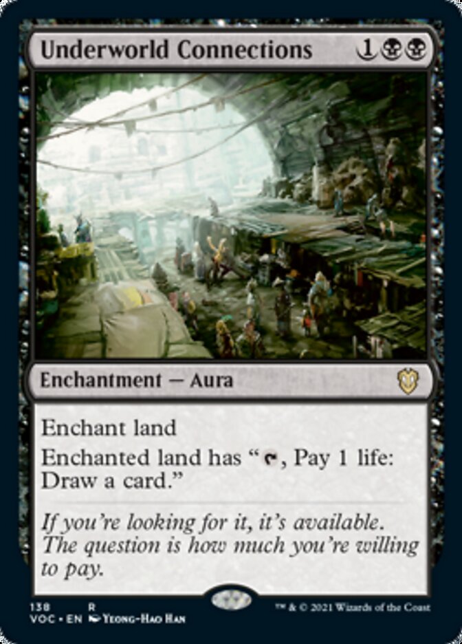 Underworld Connections [Innistrad: Crimson Vow Commander] | Jomio and Rueliete's Cards and Comics