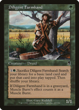 Diligent Farmhand [Odyssey] | Jomio and Rueliete's Cards and Comics