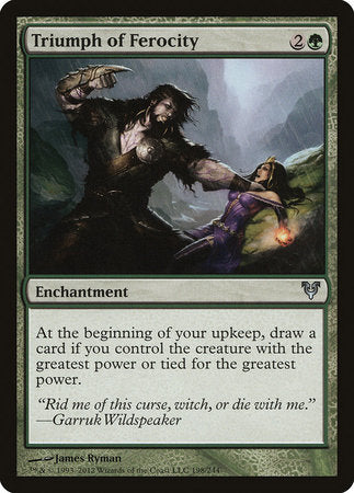 Triumph of Ferocity [Avacyn Restored] | Jomio and Rueliete's Cards and Comics