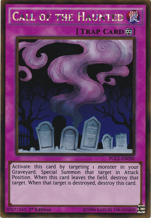 Call of the Haunted [PGL2-EN090] Gold Rare | Jomio and Rueliete's Cards and Comics