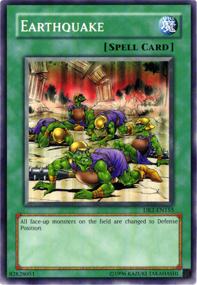 Earthquake [DR2-EN155] Common | Jomio and Rueliete's Cards and Comics