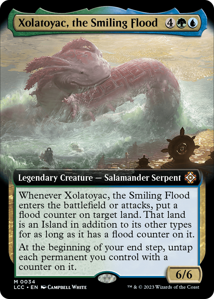 Xolatoyac, the Smiling Flood (Extended Art) [The Lost Caverns of Ixalan Commander] | Jomio and Rueliete's Cards and Comics