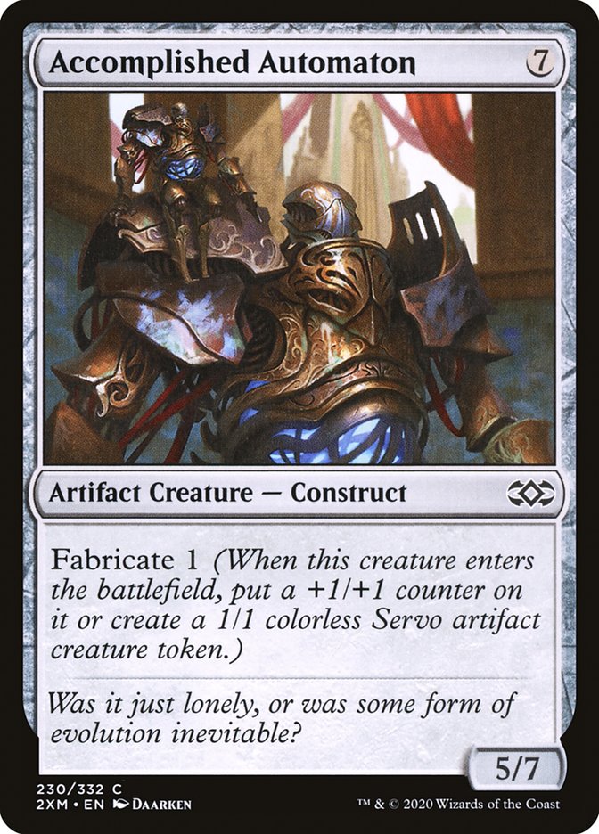 Accomplished Automaton [Double Masters] | Jomio and Rueliete's Cards and Comics