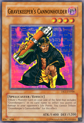 Gravekeeper's Cannonholder [DR1-EN014] Common | Jomio and Rueliete's Cards and Comics