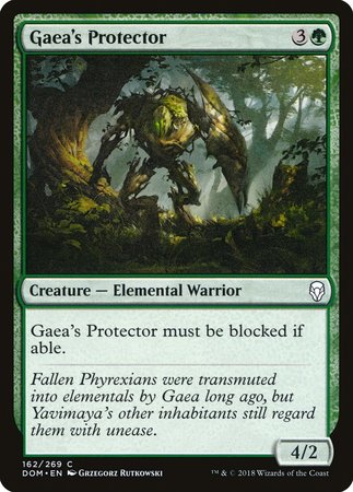 Gaea's Protector [Dominaria] | Jomio and Rueliete's Cards and Comics