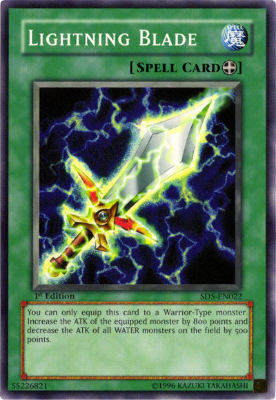 Lightning Blade [SD5-EN022] Common | Jomio and Rueliete's Cards and Comics