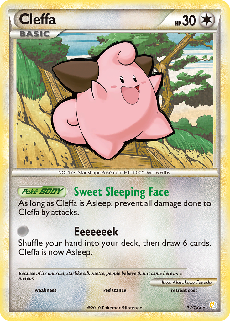 Cleffa (17/123) [HeartGold & SoulSilver: Base Set] | Jomio and Rueliete's Cards and Comics