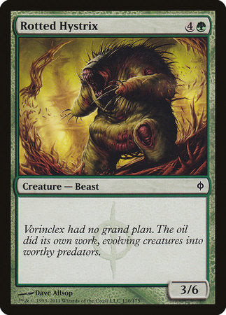 Rotted Hystrix [New Phyrexia] | Jomio and Rueliete's Cards and Comics