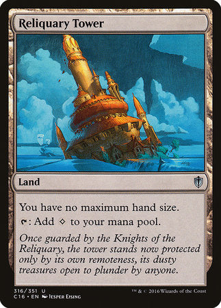 Reliquary Tower [Commander 2016] | Jomio and Rueliete's Cards and Comics