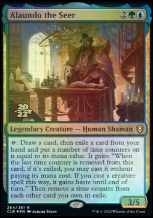 Alaundo the Seer [Commander Legends: Battle for Baldur's Gate Prerelease Promos] | Jomio and Rueliete's Cards and Comics