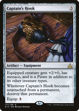Captain's Hook [Rivals of Ixalan] | Jomio and Rueliete's Cards and Comics