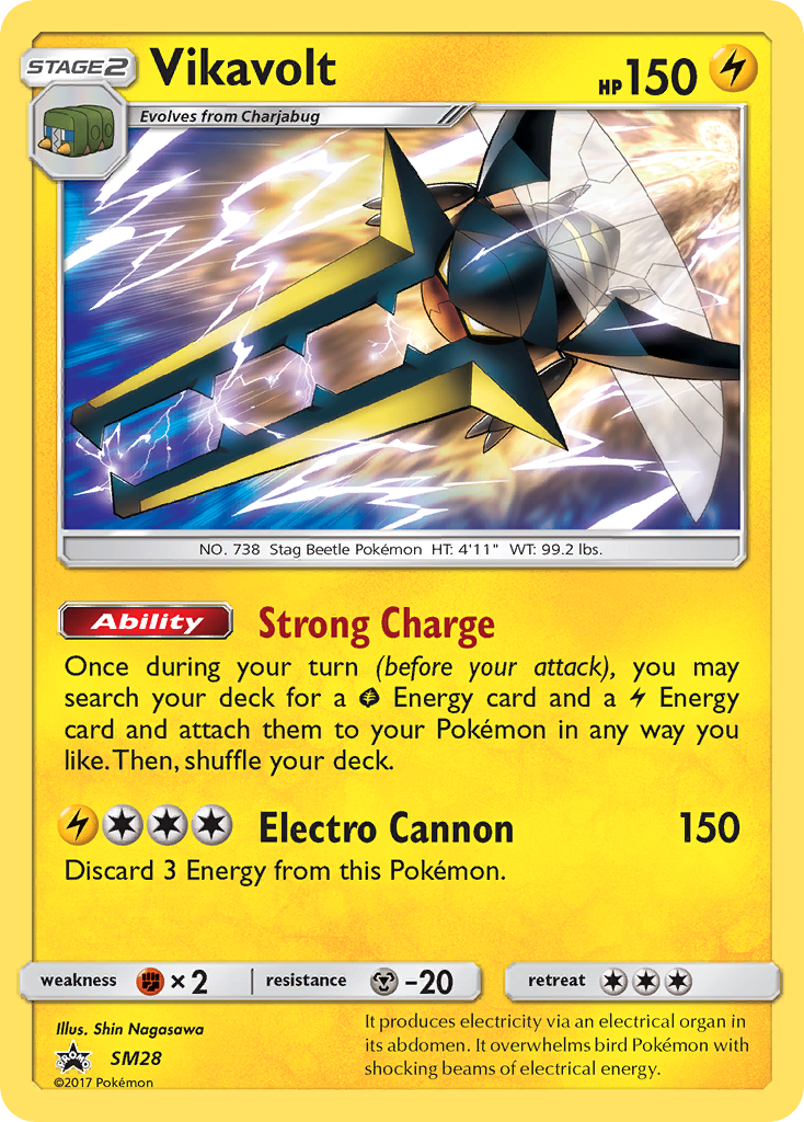 Vikavolt (SM28) [Sun & Moon: Black Star Promos] | Jomio and Rueliete's Cards and Comics