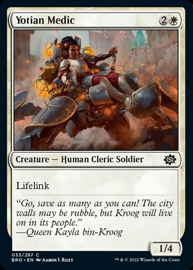 Yotian Medic [The Brothers' War] | Jomio and Rueliete's Cards and Comics
