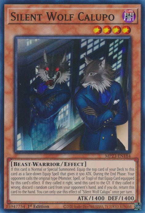 Silent Wolf Calupo [MP23-EN184] Super Rare | Jomio and Rueliete's Cards and Comics