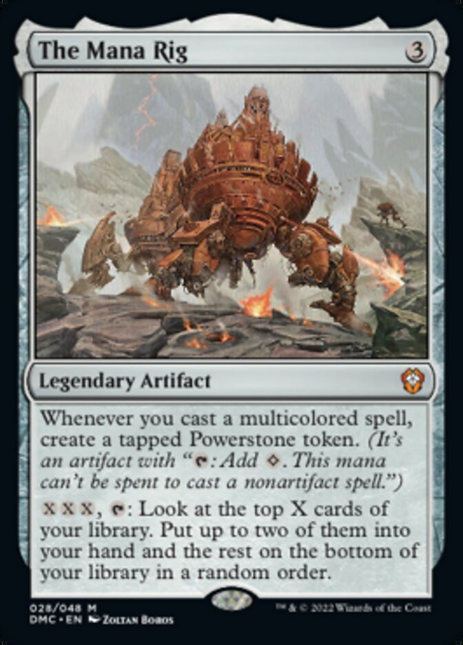 The Mana Rig [Dominaria United Commander] | Jomio and Rueliete's Cards and Comics