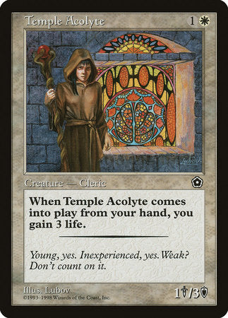 Temple Acolyte [Portal Second Age] | Jomio and Rueliete's Cards and Comics