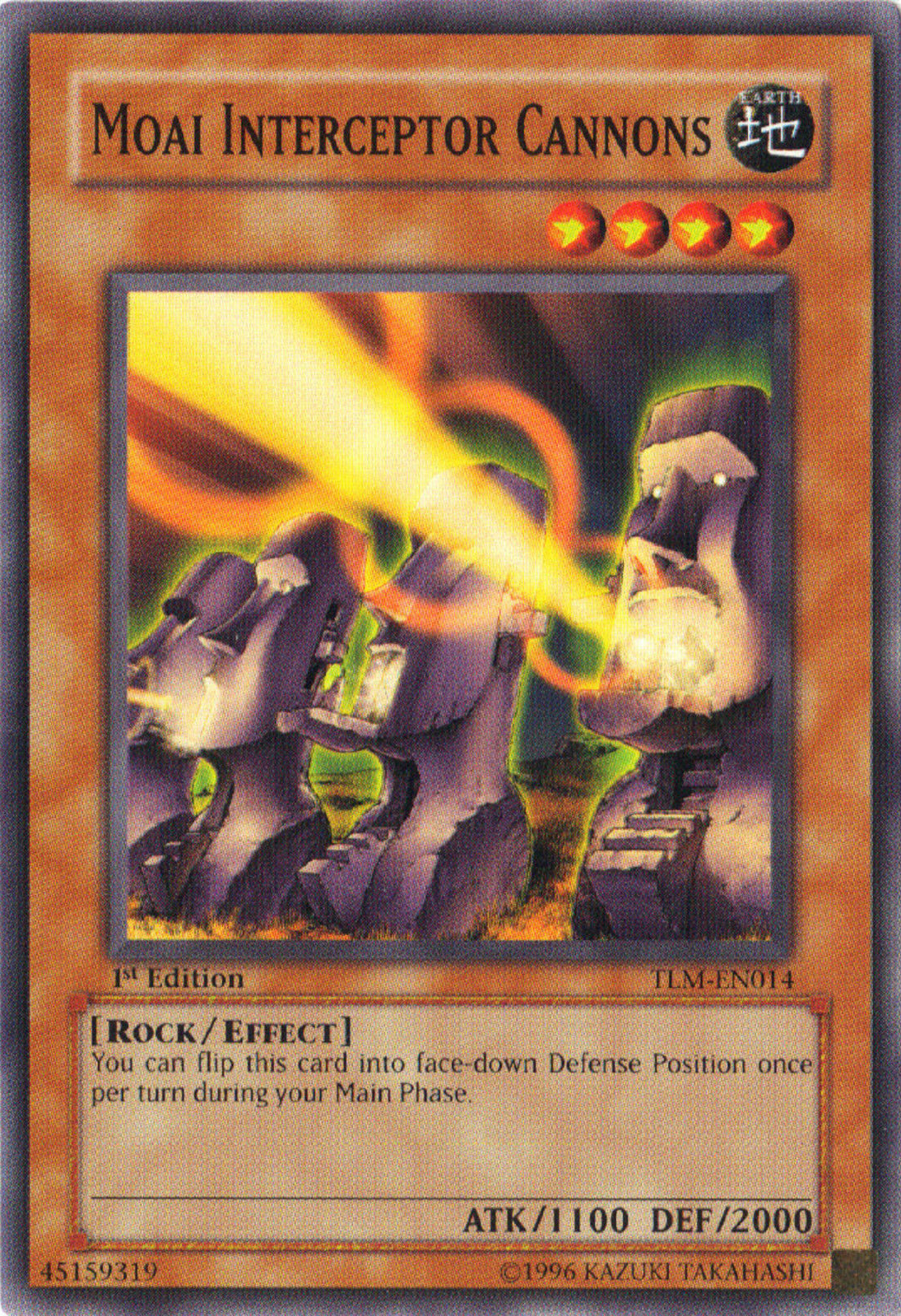 Moai Interceptor Cannons [TLM-EN014] Common | Jomio and Rueliete's Cards and Comics