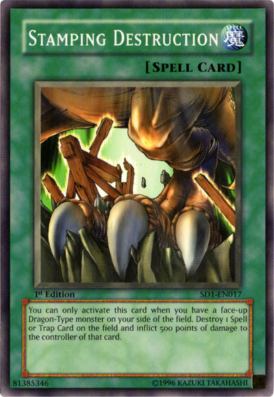 Stamping Destruction [SD1-EN017] Common | Jomio and Rueliete's Cards and Comics