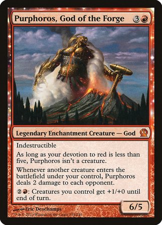Purphoros, God of the Forge [Theros] | Jomio and Rueliete's Cards and Comics