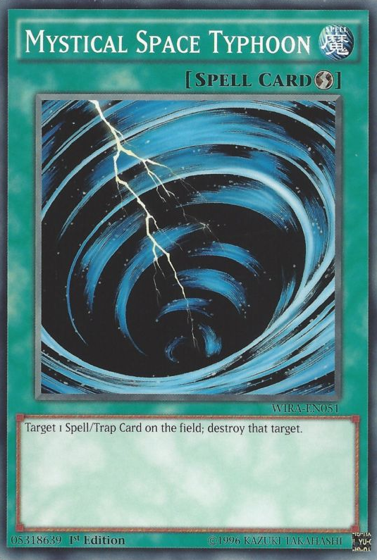 Mystical Space Typhoon [WIRA-EN051] Common | Jomio and Rueliete's Cards and Comics