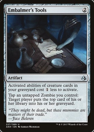 Embalmer's Tools [Amonkhet] | Jomio and Rueliete's Cards and Comics