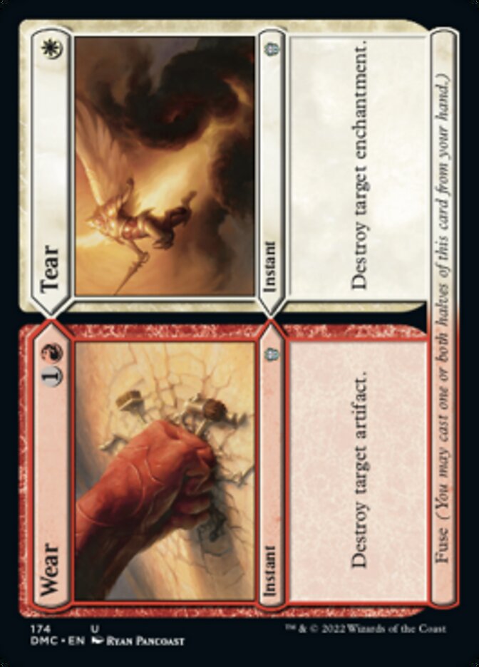 Wear // Tear [Dominaria United Commander] | Jomio and Rueliete's Cards and Comics