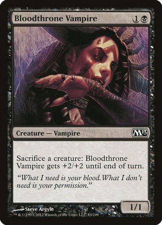 Bloodthrone Vampire [Magic 2013] | Jomio and Rueliete's Cards and Comics