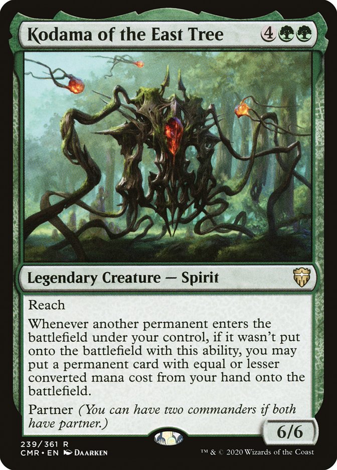 Kodama of the East Tree [Commander Legends] | Jomio and Rueliete's Cards and Comics