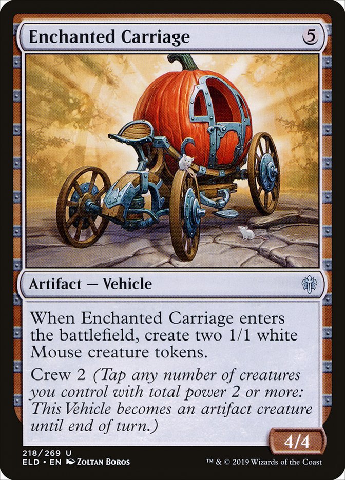Enchanted Carriage [Throne of Eldraine] | Jomio and Rueliete's Cards and Comics